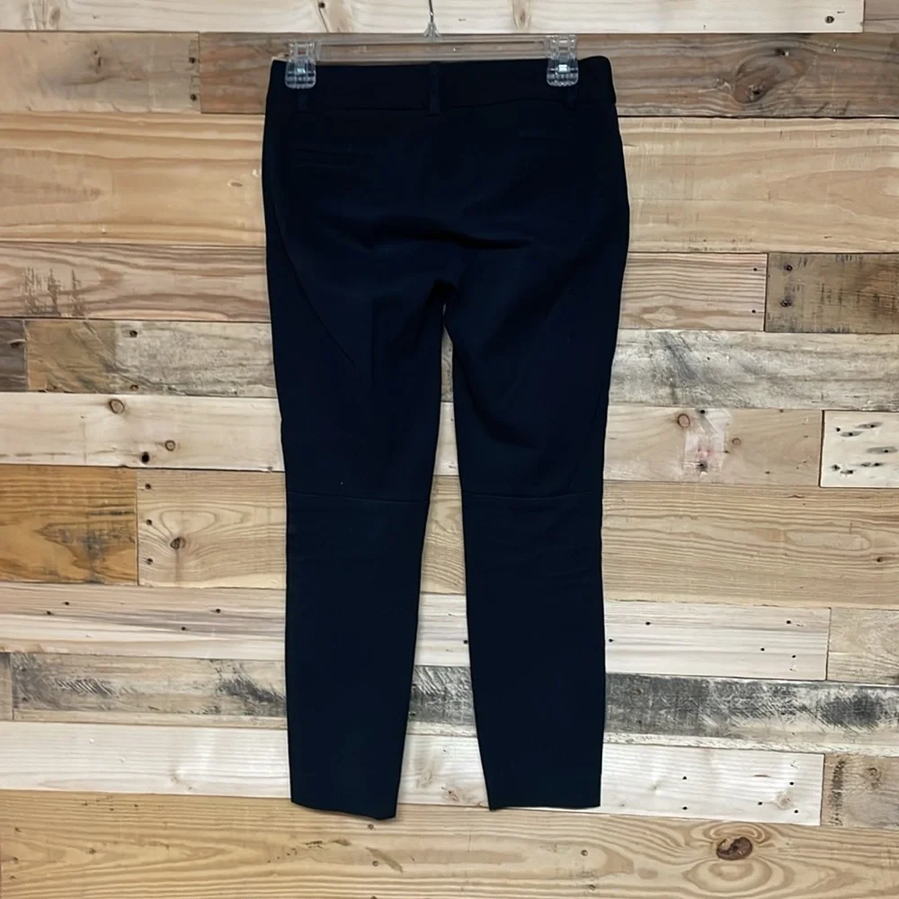 J. Crew Stretch size 00 Black Low-rise Crop Super Stretchy Dress Pants